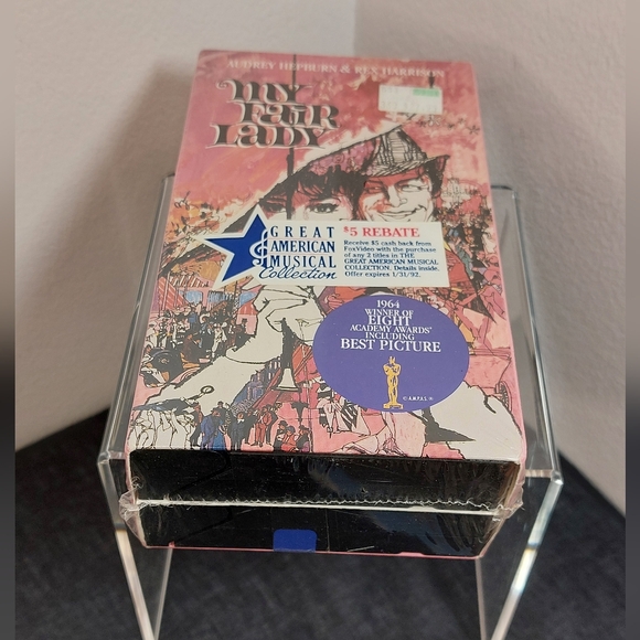 'My Fair Lady' VHS Audrey Hepburn, Rex Harrison 1964 Best Picture Winner Sealed - Picture 8 of 8